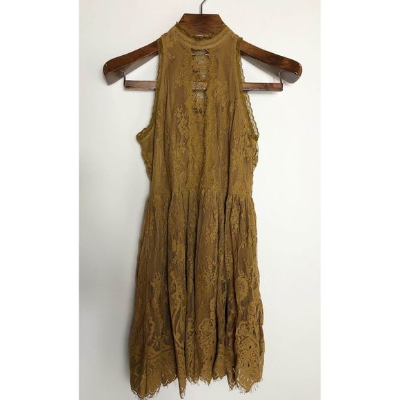 FREE PEOPLE LACE VERUSHKA MINI DRESS - Picture 2 of 7